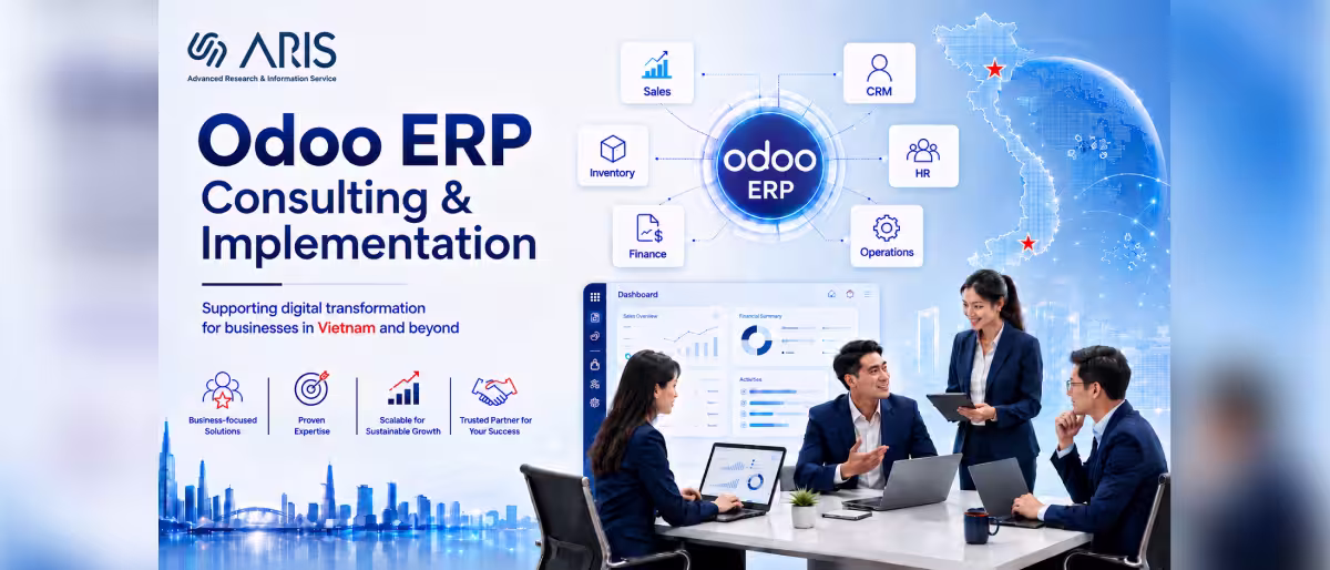 ARIS Việt Nam chính thức ra mắt dịch vụ tư vấn và triển khai Odoo ERP