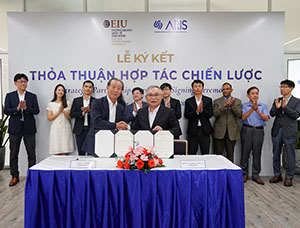 ARIS Vietnam participated in the signing ceremony of the strategic cooperation agreement between ARIS Japan Company and EIU (Eastern International University)